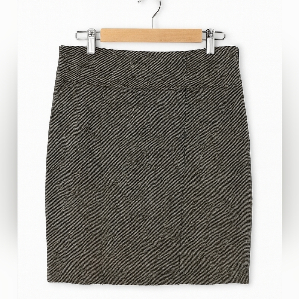 Banana Republic Sculpted Stretch Wool Pencil Skirt